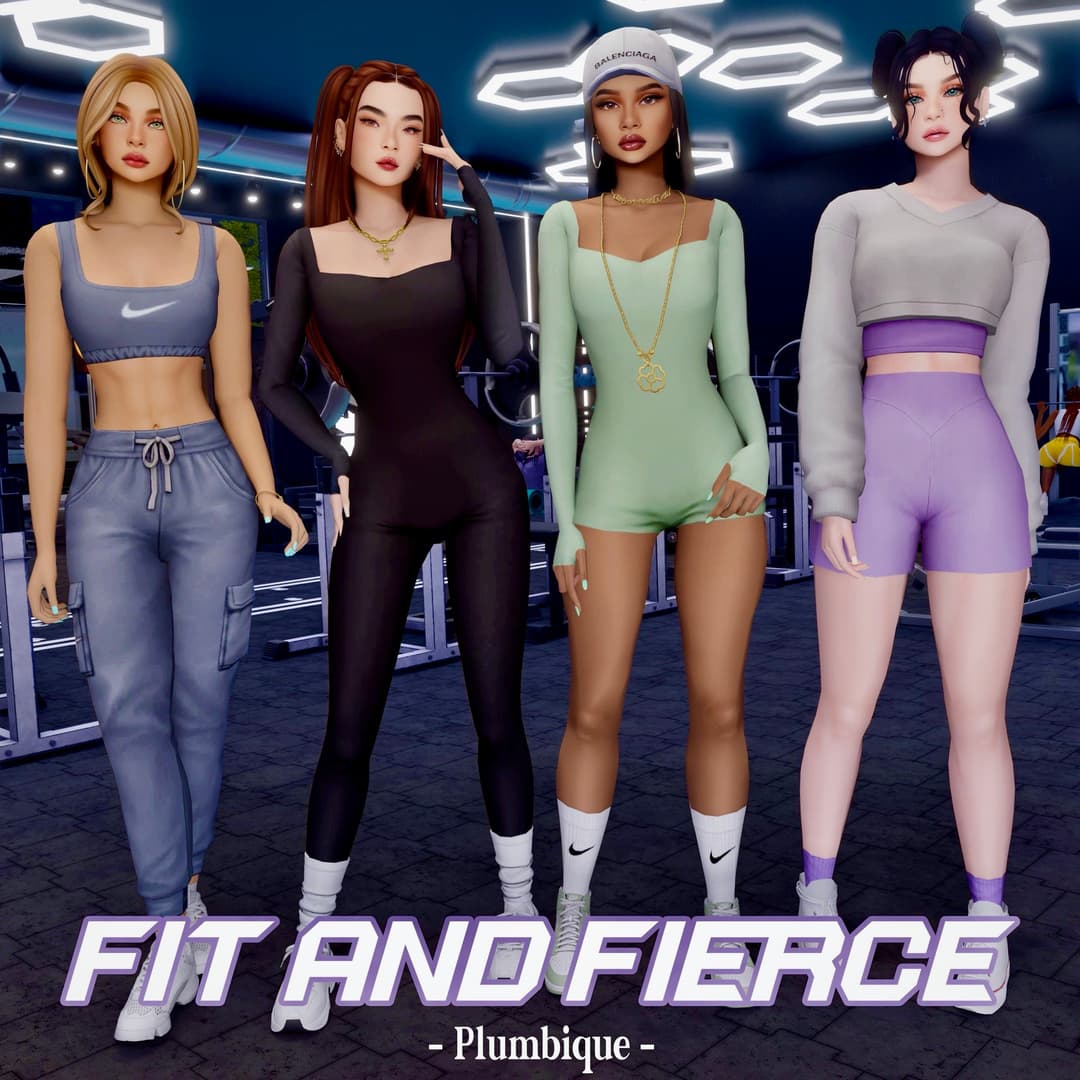 Скриншот мода Коллекция спортивной одежды Fit and Fierce